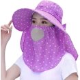 thumbnail image 3 of Sombrero para el sol de verano para mujer, sombrero grande ajustable anticonducción al aire libre, visera protectora para el sol, sombreros grandes de verano para, 3 of 5