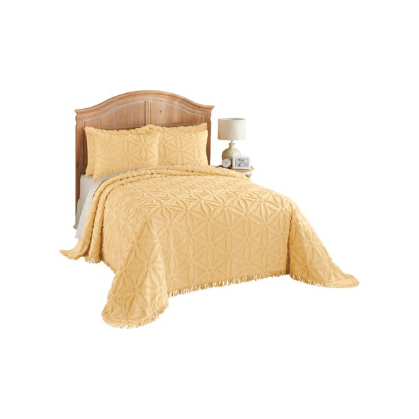 Wedding Ring Chenille Bedspread