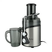 Lankey Electric Juicer Large-Caliber Juicer, Coffee Milk Tea Shop High-Power Stainless Steel Juicer