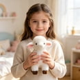 thumbnail image 4 of Byndra Plush Sheep Figurine Set, Cute Lamb Stuffed Animal Decor, Black and White Farm Animal Ornaments for Bedroom Sofa Shelf Display, 4 of 9
