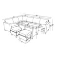 thumbnail image 3 of Better Homes & Gardens Brookbury 5-Piece Patio Outdoor Sectional Set, 3 of 9