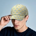 thumbnail image 6 of Artistic Cat Print Snapback Hat - Hand-Drawn Cat Design Lightweight for Beachwear, 6 of 7