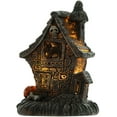 thumbnail image 1 of Casa encantada de resina navideña: casas de pueblo iluminadas con LED con figuritas, colección Village, adorno de decoración de habitación interior Xemadio WRLF-616-2, 1 of 5