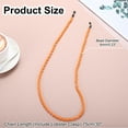 thumbnail image 2 of Uxcell Eyeglass Chains for Women, Resin Eyeglass Holder Chains Adjustable Sunglasses Lanyards Holder Anti-Lost Strap for Glasses Sunglasses, Orange, 2 of 7