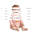 thumbnail image 4 of KAUOD Baby Halloween Outfit New Born Toddler Girl Pumpkin Bubble Romper Sweatshirt Infant Bodysuit Fall Winter Clothes One Piece, 4 of 8