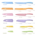thumbnail image 3 of Hecef 6-Piece Stainless Steel Kitchen Knife Set Sharp Dishwasher Safe Cooking Knives, 3 of 13