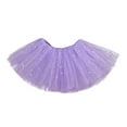 thumbnail image 2 of WMTBSRSW Girls Sequined Tutu Skirt Elastic Waisted Tulle Ballet Dance Skirts Casual Ruffle Tiered Skirts to Wear with Leggings 11 Years, 2 of 4