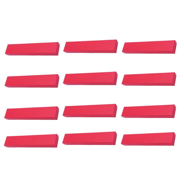 12 piezas de moda para mujer collar rectangular joyas cajas de almacenamiento rojo Sunnimix Organizador de la joyería