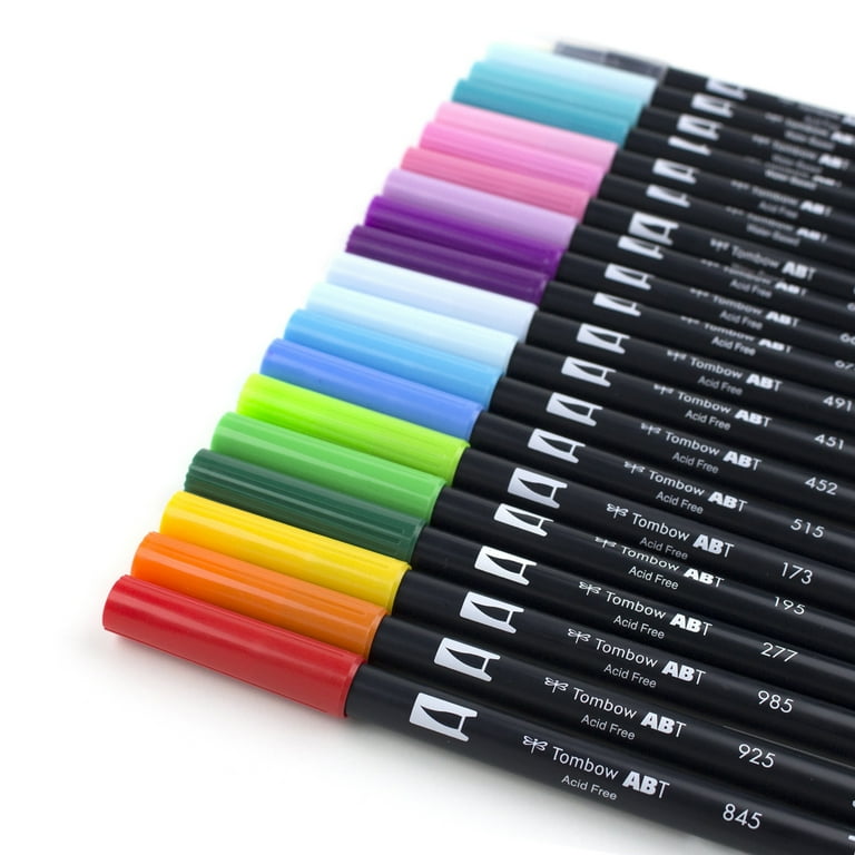 Tombow Dual Brush Pen Set, 20-Colors, Perfect Blends 