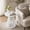 White, variant on GlowPlume Modern Round White Fluted End Table, Wood Pedestal Side Table, Drum Accent Bedside Drink Tables for Living Room Bedroom Bathtub Small Space Couch