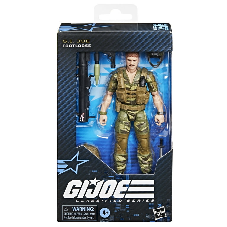 G.I. Joe Classified Series #156, Footloose, 6” Action Figure