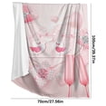 thumbnail image 2 of Puntoco Manta de franela para el día de San Valentín, manta para novia, manta para sofá de dormitorio, lavable, 2 of 4