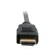 C2G 1m (3ft) 4K Ethernet HDMI Câble - Haute Vitesse - UltraHD - M/M - Câble HDMI avec Ethernet - Mâle HDMI vers Mâle HDMI - Noir – image 4 sur 5
