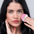thumbnail image 5 of Esponjas de maquillaje redondas lavables, aplicador de maquillaje de hojaldre, esponjas cosméticas de belleza suave, 5 of 5