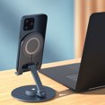thumbnail image 5 of Swivel folding portable wireless charging desktop magnetic suction phone holder, 5 of 6