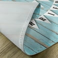 thumbnail image 5 of Ambesonne Blue Place Mats Set of 4, Just Married on Wood Door, Standard Size, Blue Black Red, 5 of 6