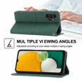 thumbnail image 5 of Dteck for Samsung Galaxy A13 4G Case PU Leather Flip 1 Wallet with 3 Card Slots Cover With Strap 360 Cover Protection Anti Drop Anti Scratch Magnetic Cover for Samsung Galaxy A13 4G, Green, 5 of 6