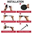 thumbnail image 6 of Harpi Solar Walkway Lights Outdoor Floor Lamp Solar Powered Lights Decorative Ground Plug-in Lamp Home Garden Lamp Luces Solares Para Exteriores, 6 of 6