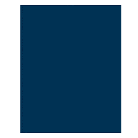 UPC: 0735854758646 | Office Depot® Brand Twin-Pocket Portfolios With Fasteners  Dark Blue  Pack Of 25