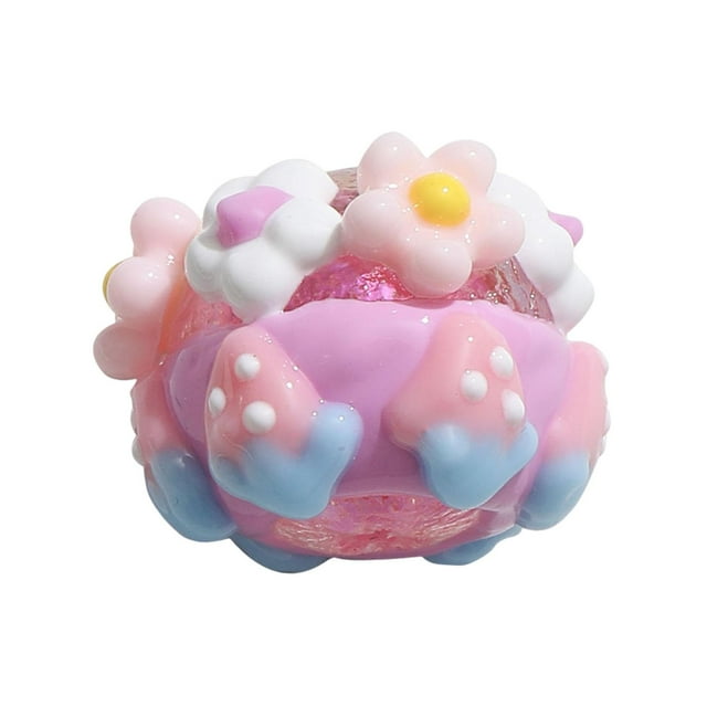 jifeng Perle en Résine Couleur Bonbon Bricolage Fait Main Perle Peinte Perles Entretoises pour Collier B