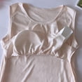 thumbnail image 5 of Nightgowns for Women with Built in Bra Removable Pads Nightshirt Dress Sleepwear Sleeveless Nightdress Full Slips, 5 of 7