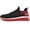Blackred-2, variant on MAYKX Men’s Light Airy Shock-Absorbing Running Shoes Rubber Outsole Anti-Slip Low-Top Multi-Sport Walking Sneakers
