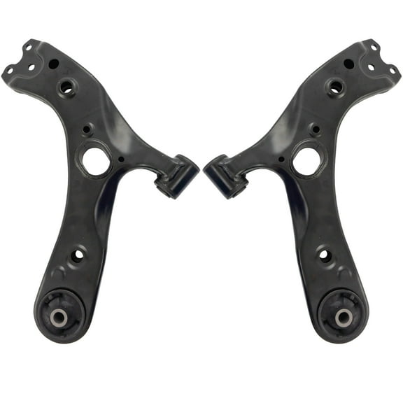 TRQ Front Suspension Lower Control Arm Pair LH RH Sides for Toyota Prius CT200h PSA87982