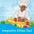 thumbnail image 2 of Learning Resources Pretend & Play Sliceable Fruits & Veggies - 23 Pieces, Boys and Girls Ages 3+, Food Play Set, Pretend Food For Toddlers, 2 of 6