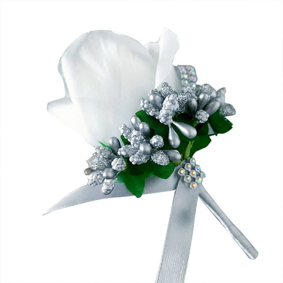 Artificial Greenery Wrist Corsage Bracelet, Corsage and Corsage Prom Rose Corsage Corsage Wristband Set for Wedding Anniversary Prom Party