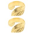 thumbnail image 1 of Miangastore Napkin Clasp Napkin Ring Iron Alloy Table Decoration Households Weddings 2Pcs, 1 of 8