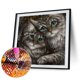 thumbnail image 5 of Pintura de diamante 5D Wdftyju DIY taladro redondo completo decoración gato acurrucado 30x30cm, 5 of 9