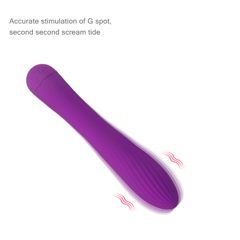 10 Modes G-Spot Vibrator Vaginal Massager AV Stick Clit Stimulation Sex Toy  Store Adult Couple Female Masturbator/Purple