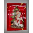 thumbnail image 2 of NorthPoleXpress Nativity Figurine, Praying Santa With Baby Jesus Manger, Decorative Ornament for Table, Catholic Religious Ornaments, 2 of 2
