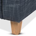 thumbnail image 3 of Baxton Studio Winslow Gauche Face Sectionnelle en Bleu, 3 of 6