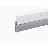 Heavy Duty Silver Triple Seal Door Sweep for Gaps up to 1" Made in USA V-62T (4 FT (48") Long)