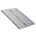 thumbnail image 3 of Zateety Wheelchair Ramp 4 ft, Folding Aluminum Threshold Ramp with Non-Slip Surface and Transition Plates, 600 lbs Capacity Handicap Ramp for Home Doorway Steps, 3 of 7