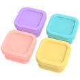 thumbnail image 4 of 4pcs 3oz Salad Dressing Containers To Go Condiment Cups Containers with Silicone Lids Mini Food Storage Container Leakproof Sauce Cups for Lunch Box Picnic Travel, 4 of 9
