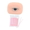 thumbnail image 4 of Yinanstore Silicone Fake Eye Model Soft Makeup for Beauticians Makeup Training Starters Right, 4 of 8