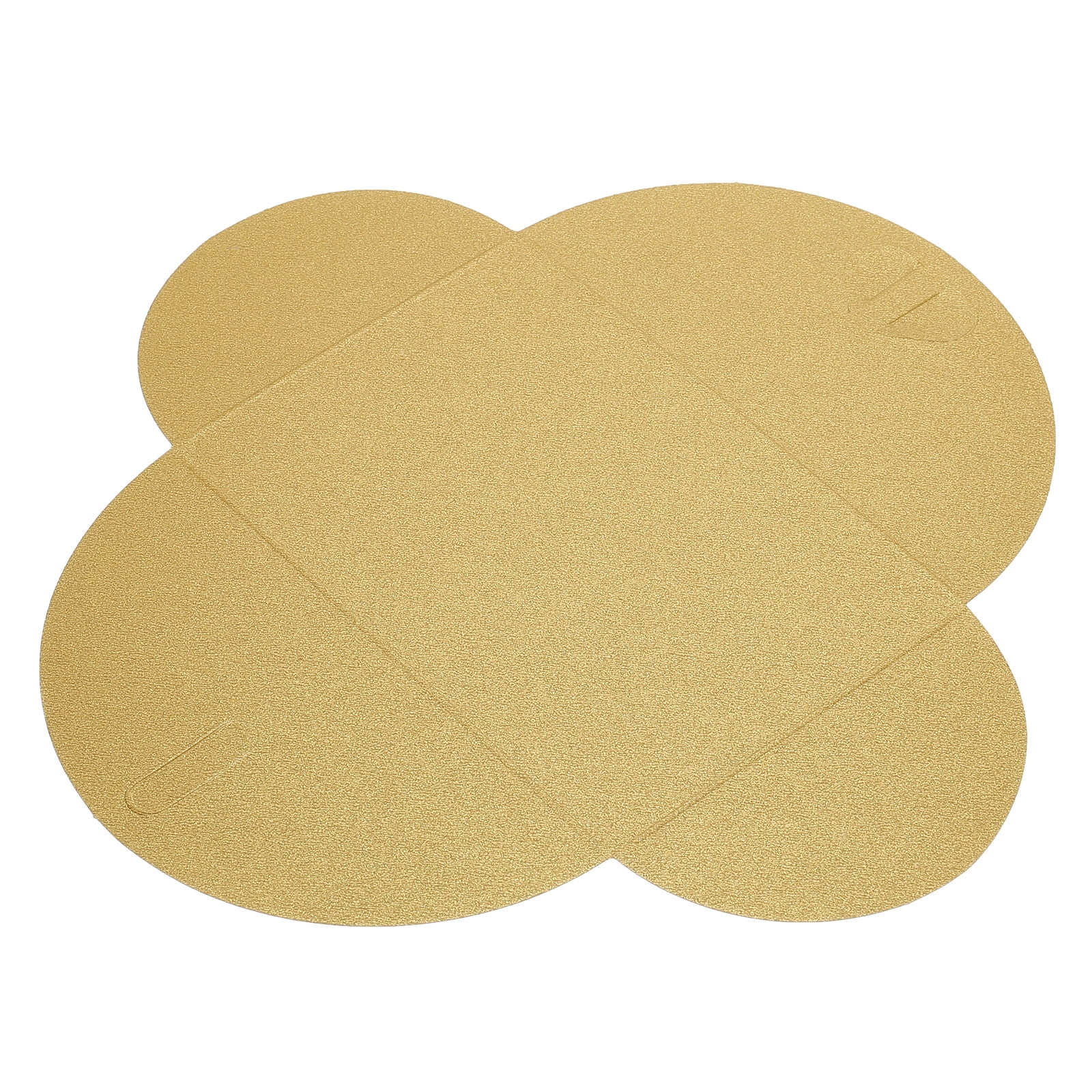 Unique Bargains Heart Clasp Tiny Items Storage Holder Mini Envelopes Golden