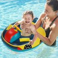 thumbnail image 2 of 80x65cm-Baby Swimming Ring Children's Inflatable Boat Baby Seat Children's Swimming Training Flying Children's Swimming Toys, 1-5 Years Old, Summer, 2 of 5