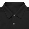 thumbnail image 5 of COSFO Summer Men's Button Down Short Sleeve Shirts Beach Black Shirt Vacation Collared Casual Loose Fit Mens Shirts Xl, 5 of 9