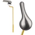 thumbnail image 2 of baomifa-Universal Toilet Handle Replacement Kit, Toilet Flush Handle with Nut Lock and Stainless-Steel Flapper Chain, Side Mount Toilet Flush Lever Fits Most Standard Toilet Tanks, Easy Install (Silv, 2 of 4