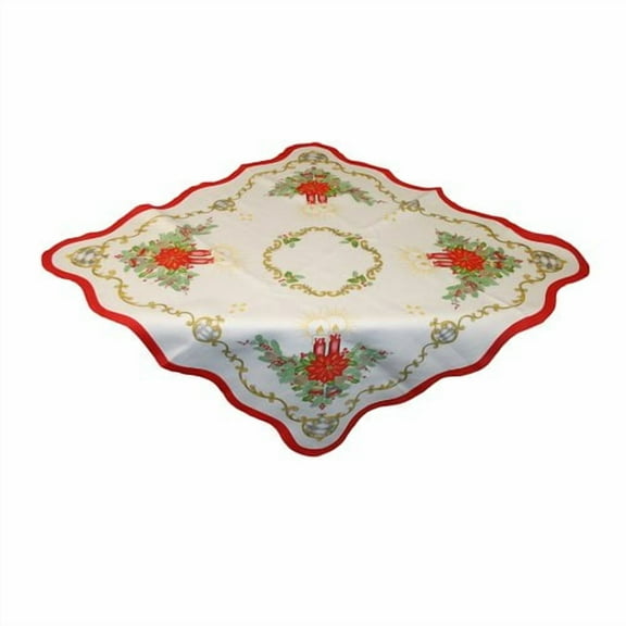 The Holiday Aisle Prout Candles Tablecloth