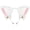 White, variant on Jiibva Plush White Cat Ear Headband with Bell - Furry Faux Fur Hairband for Parties & Daily Styling (4.72inch Elastic Size)