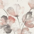 thumbnail image 3 of Loreth, Lanie 12x12 Black Modern Framed Museum Art Print Titled - Neutral Pink Floral I, 3 of 5