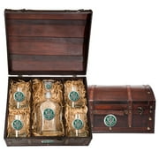 Army Capitol Decanter Chest Set by Heritage Metalworks