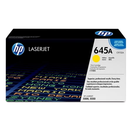 UPC: 0088698445426 | HP 645A Yellow Original LaserJet Toner Cartridge  ~12 000 pages  C9732A