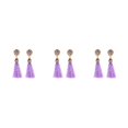 thumbnail image 2 of Pendientes largos de borla Qarigey Retro barroco de aleación para mujeres y niñas, 2 of 6
