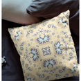 thumbnail image 4 of Amrita Sen Broadcloth Zippered Pillow With YellowBlue CAPL272BrCDSZP18x18, 4 of 5