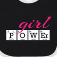 thumbnail image 4 of Inktastic Girl Power Girls Baby Bib, 4 of 4